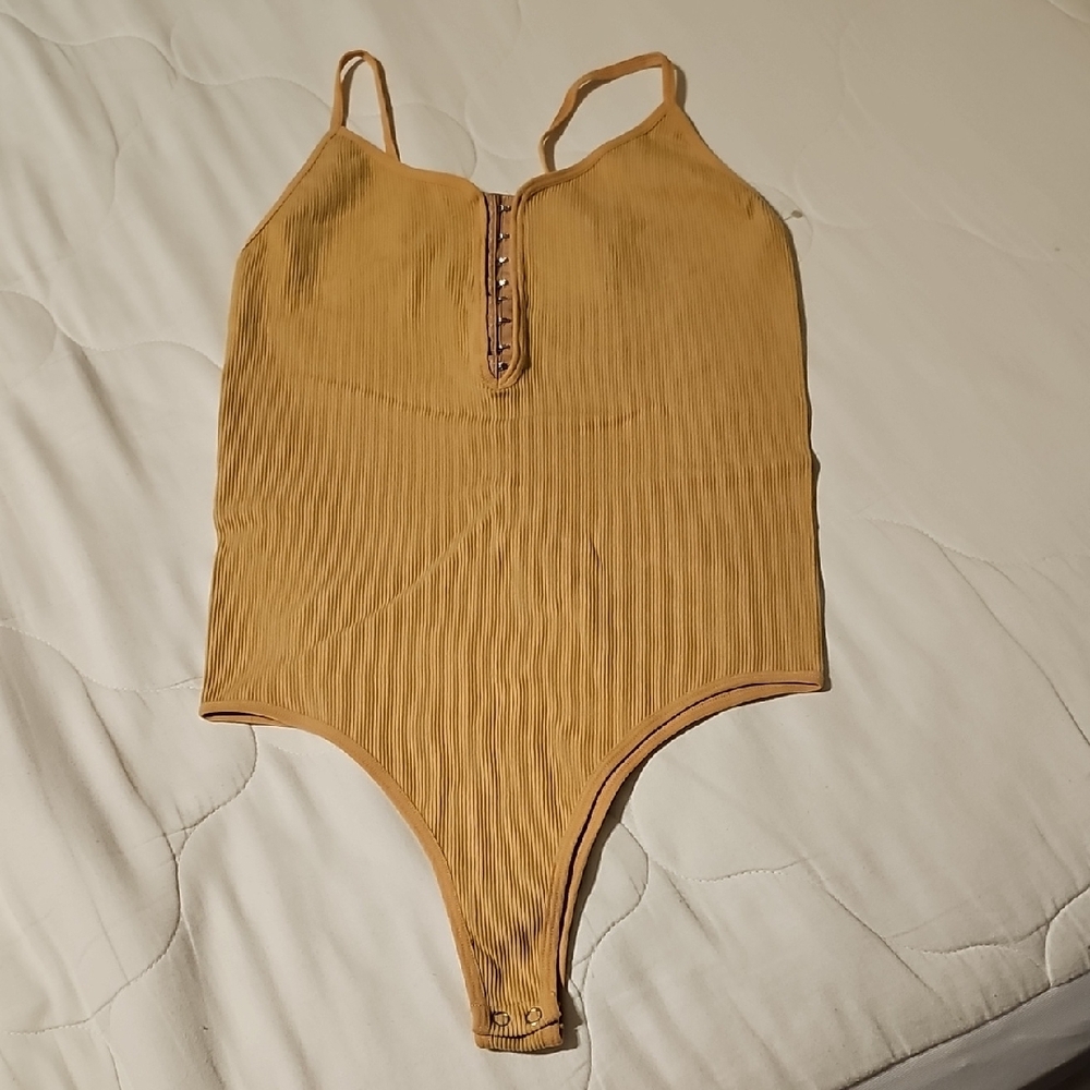 Elegant Mustard Bodysuit for Women